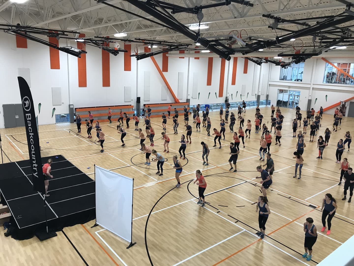 The Basin Recreation Fieldhouse pickleball courts