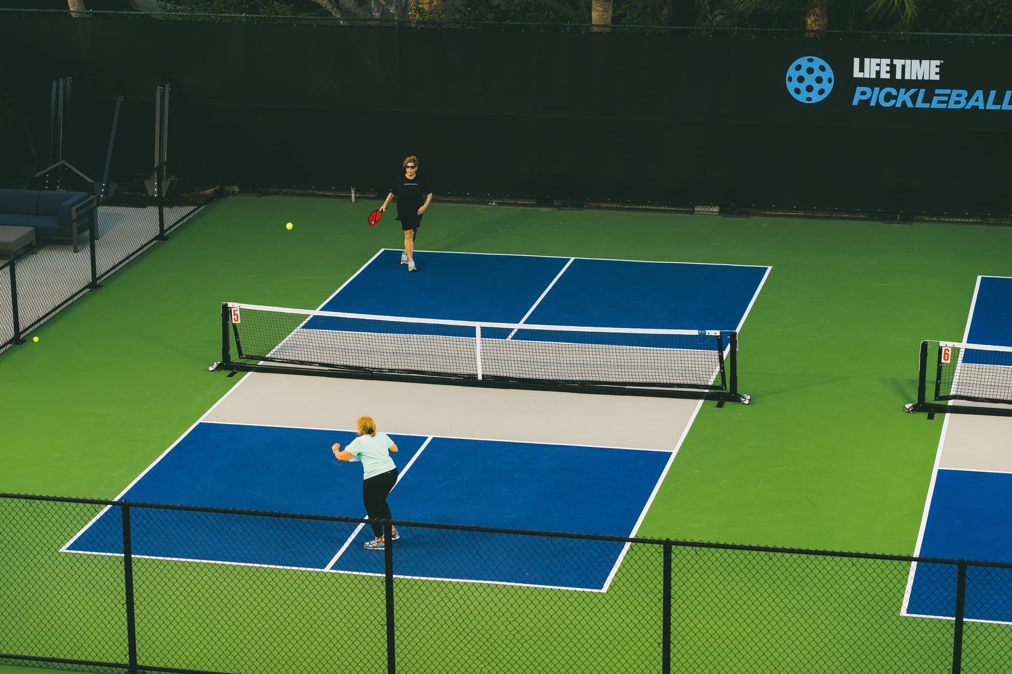 Lifetime Fitness pickleball courts