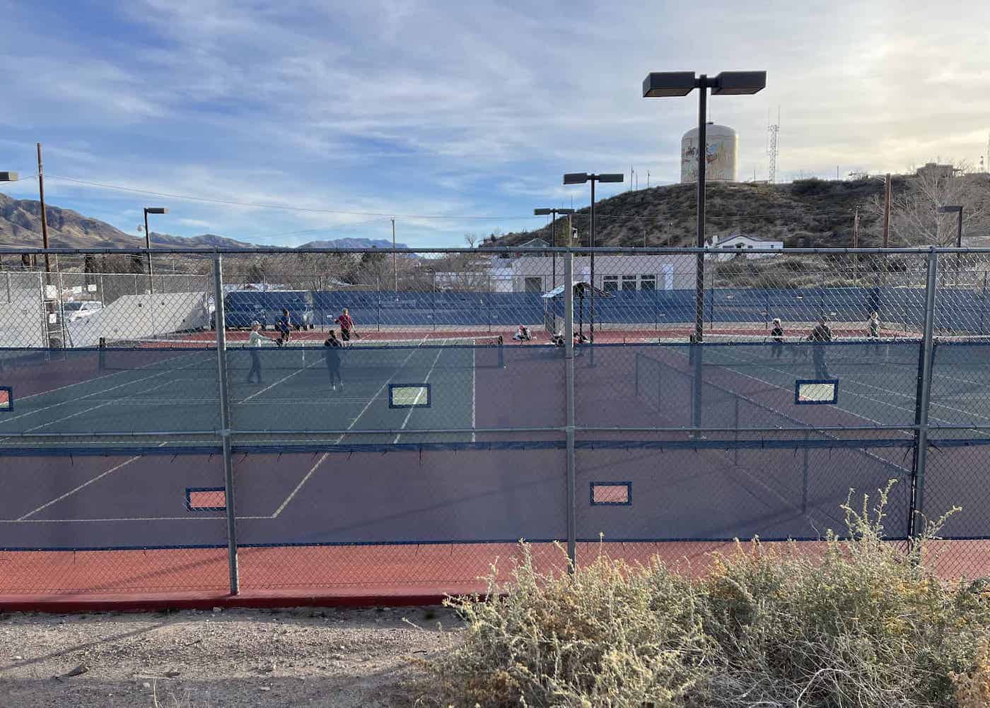 Gene Speer Tennis courts pickleball courts