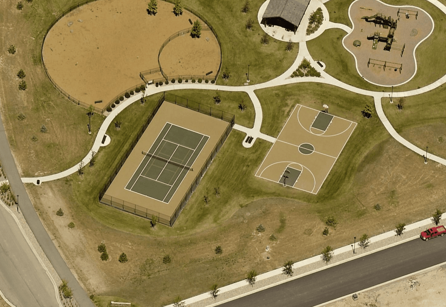 Mountain View Park pickleball courts