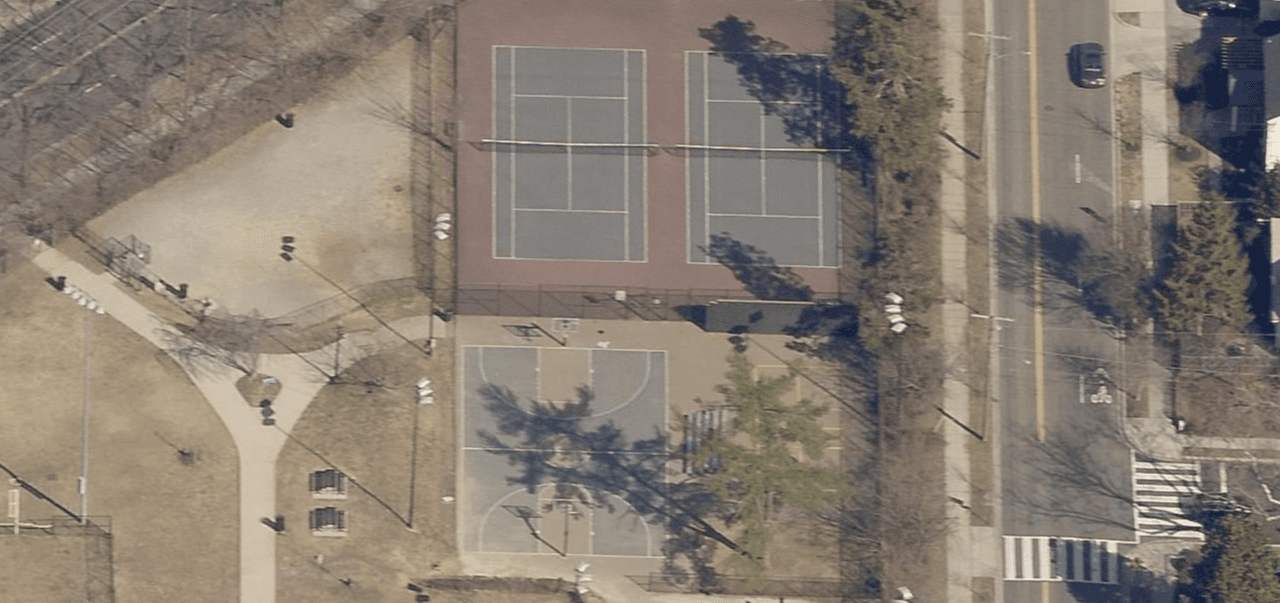 Chevy Chase Rec Center Tennis Courts pickleball courts