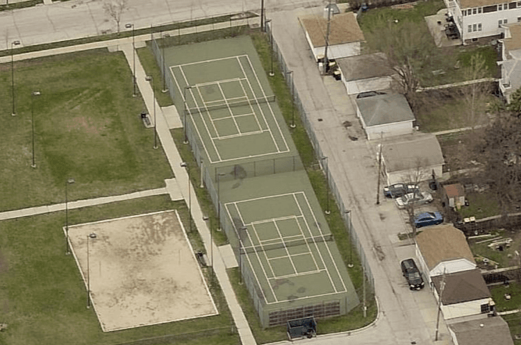Liberty Heights Park pickleball courts