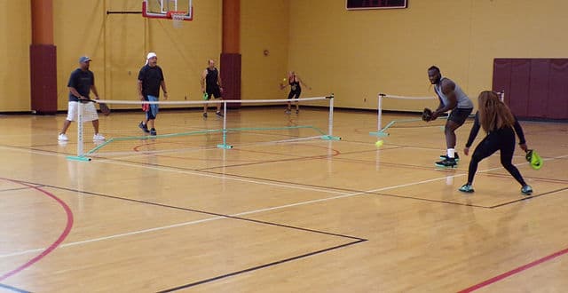 Romulus Athletic Center pickleball courts
