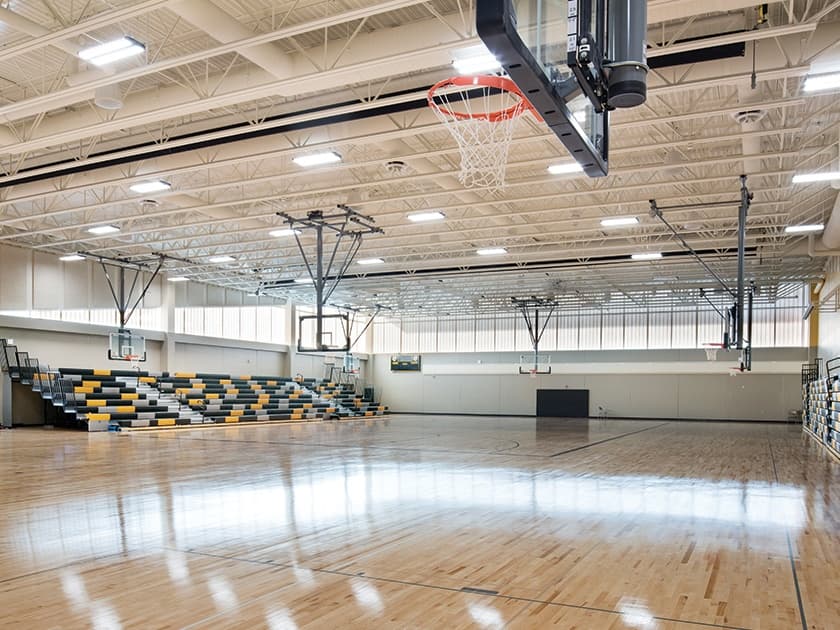Prairie Winds Middle School pickleball courts