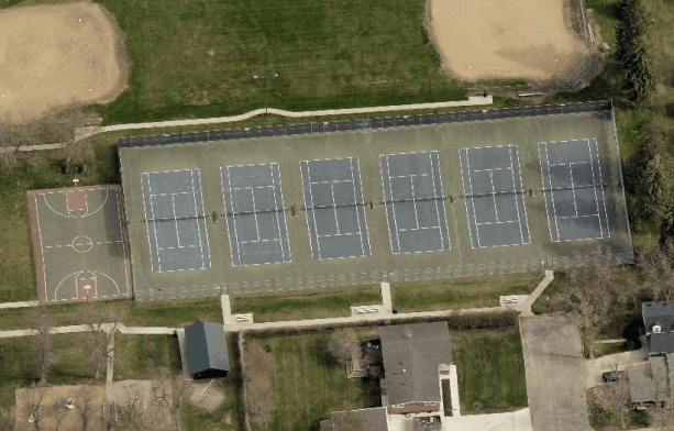 Highland Park pickleball courts