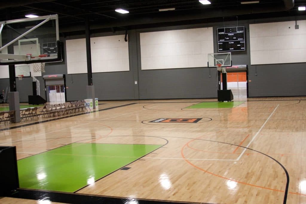 The nZone pickleball courts