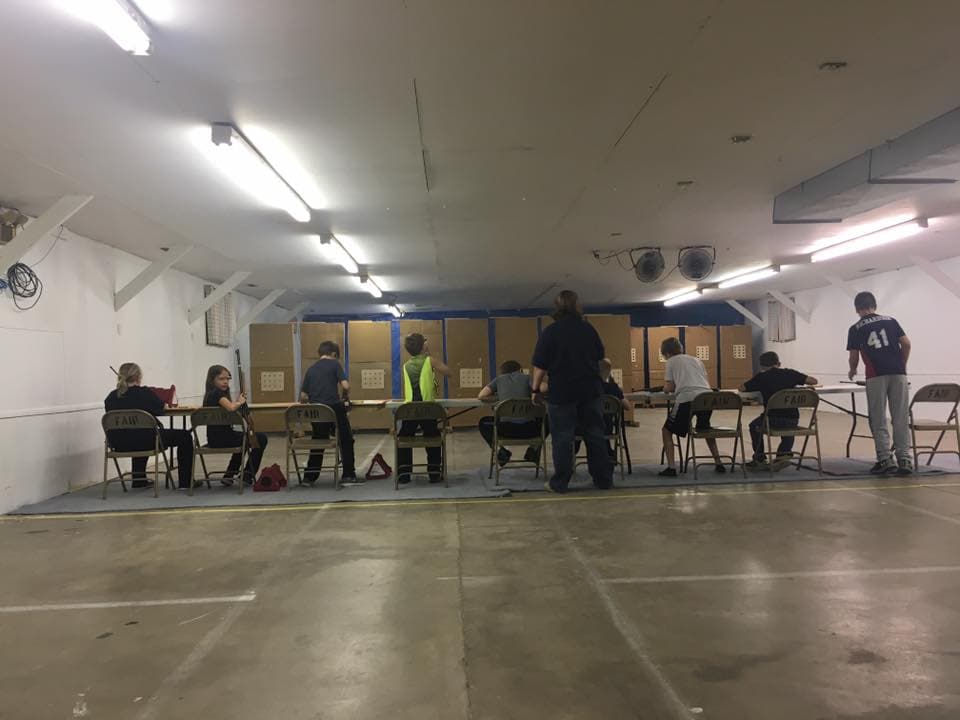 4H Building @ Chase County Fairgrounds pickleball courts