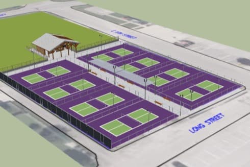 Brookville Sportsplex pickleball courts