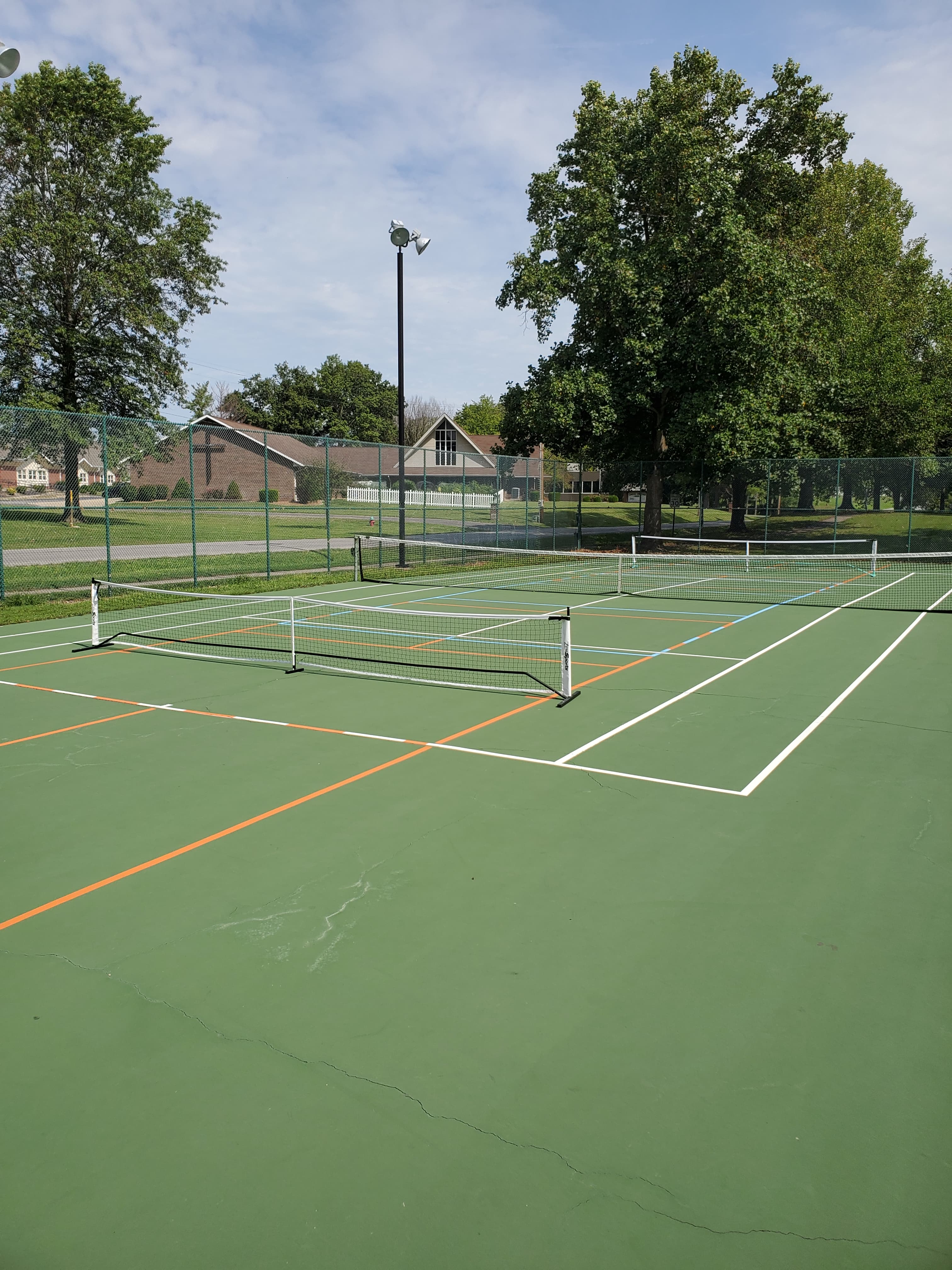 City of Carlyle Tennis Courts pickleball courts