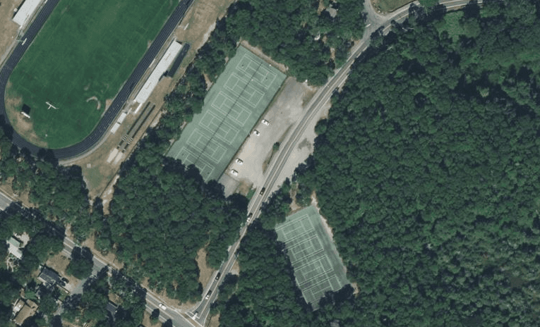 Dennis-Yarmouth Regional High School pickleball courts