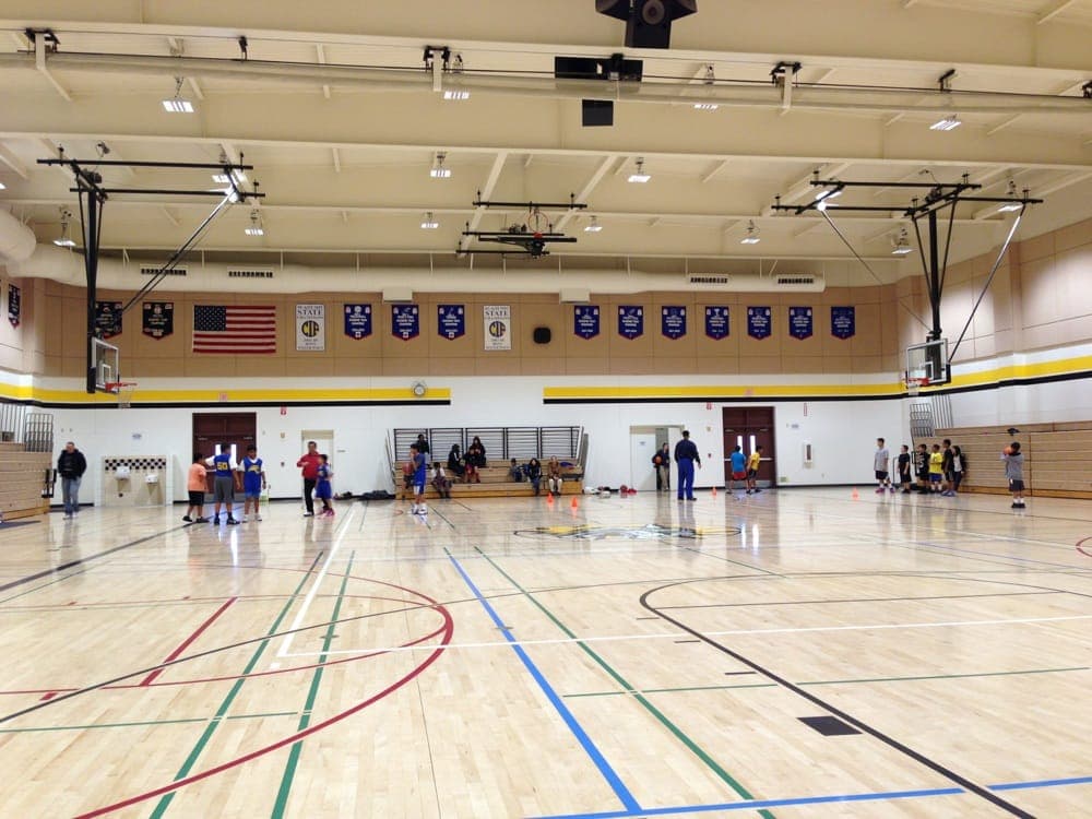 Gretchen Whitney High School pickleball courts