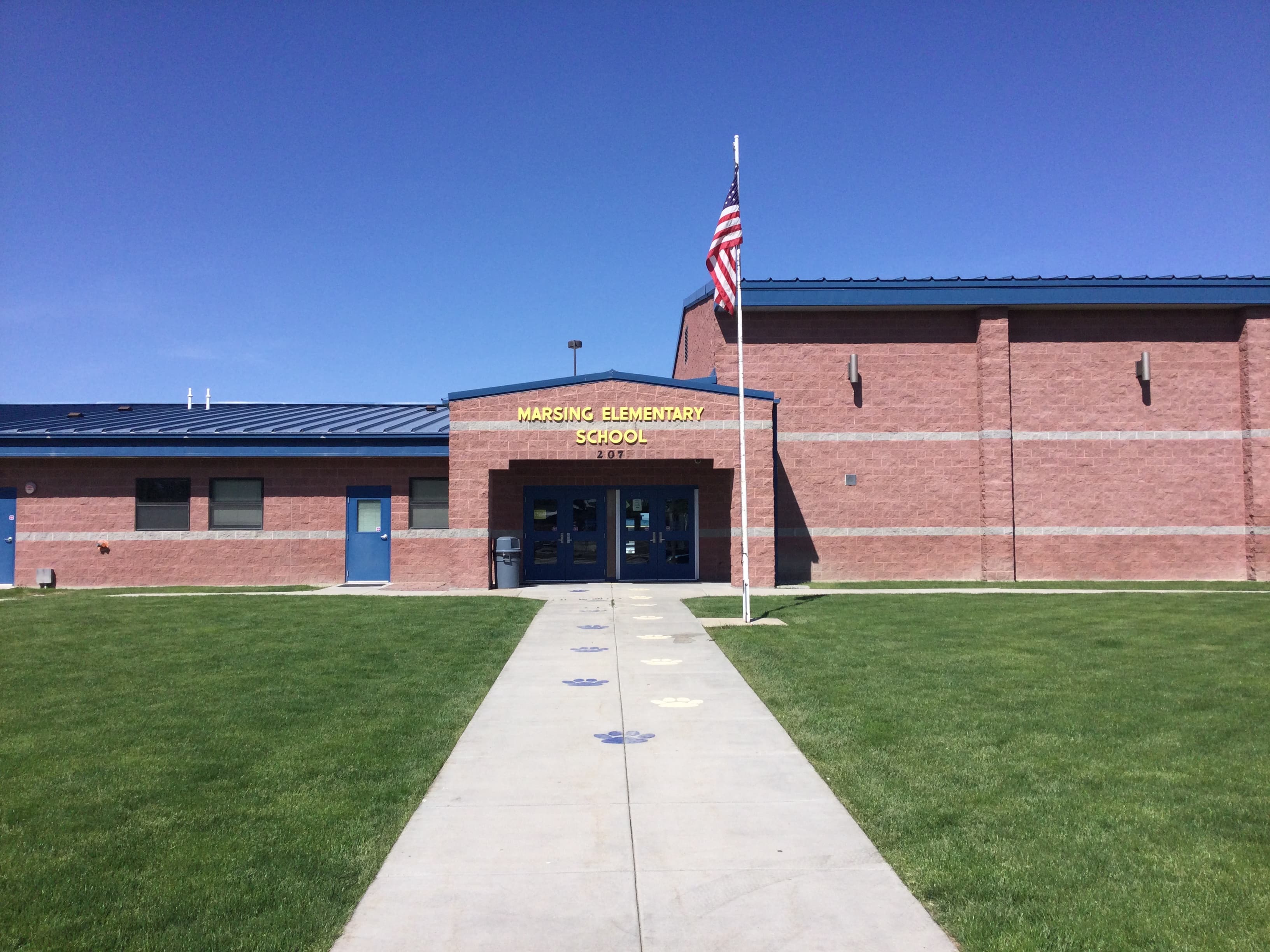 Marsing Elementary School pickleball courts