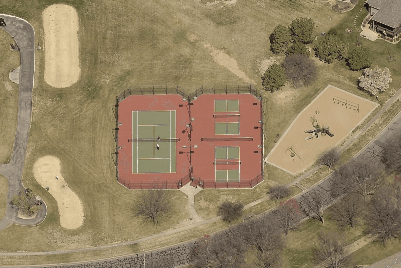 Reflection Ridge Golf Club pickleball courts