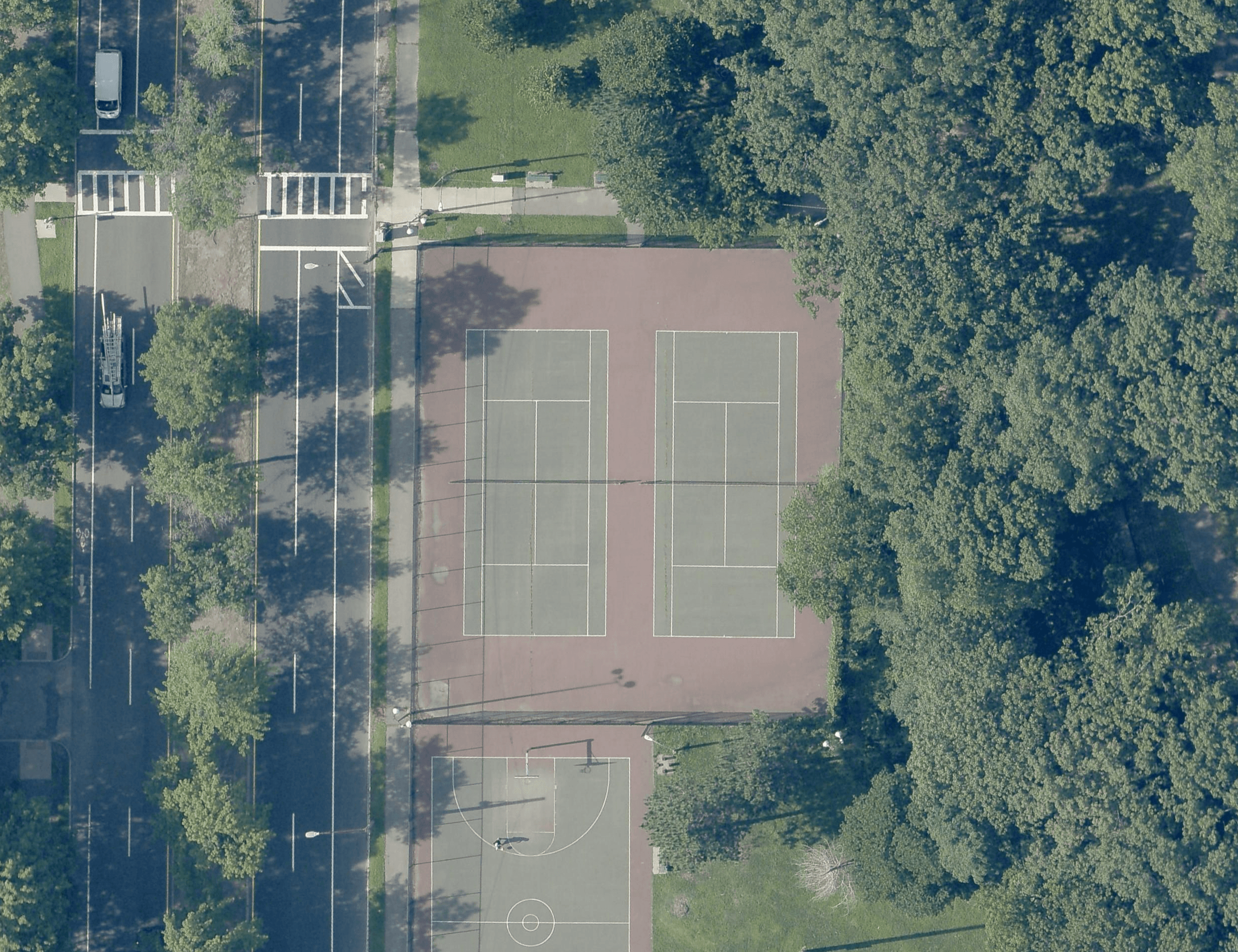 John T. Moynihan Spray Deck pickleball courts