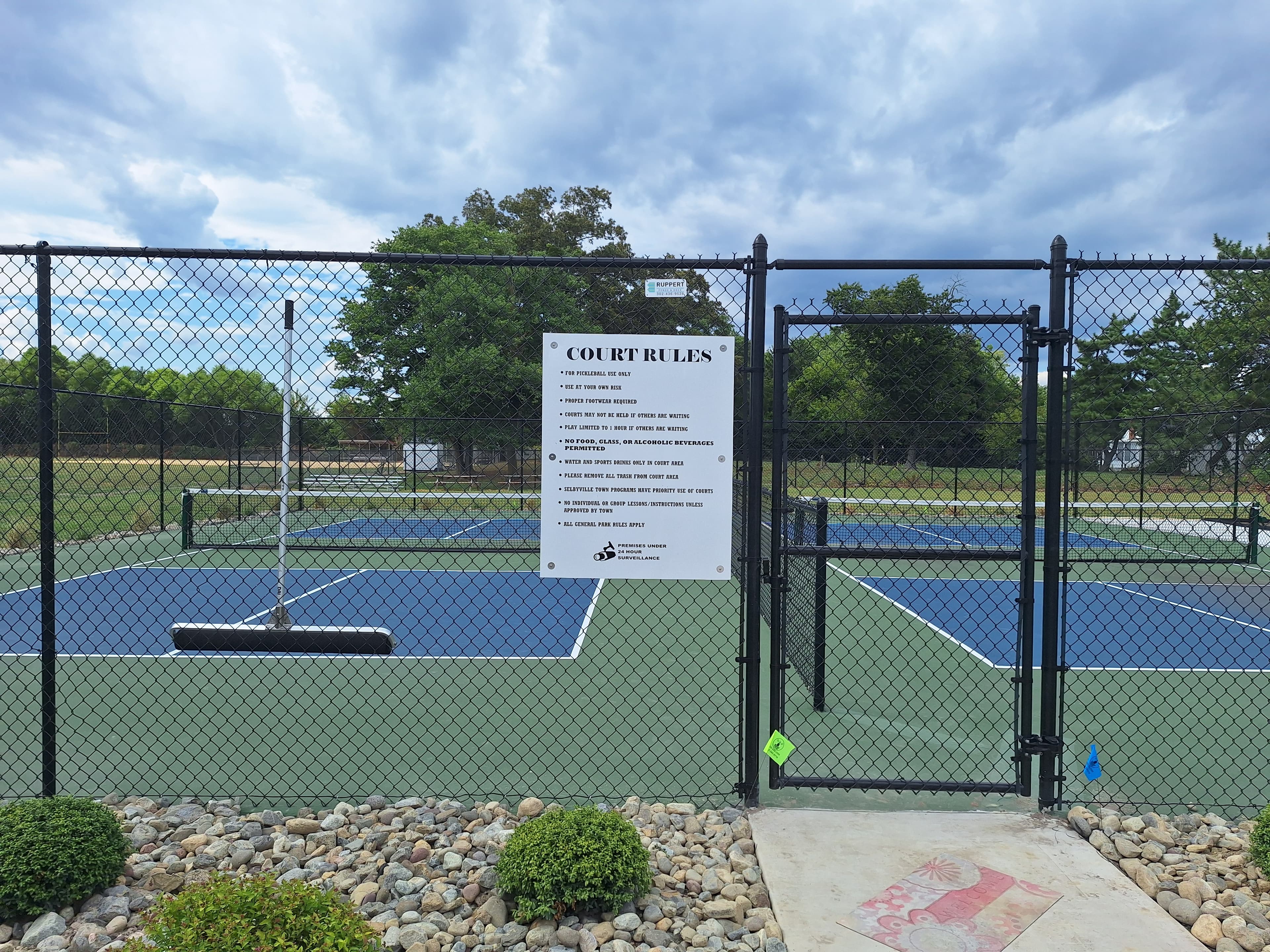 Selbyville Town Park pickleball courts