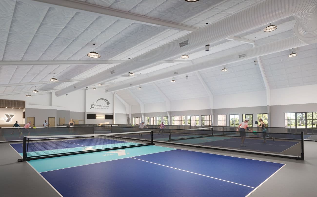 Sussex Y Pickleball Center pickleball courts