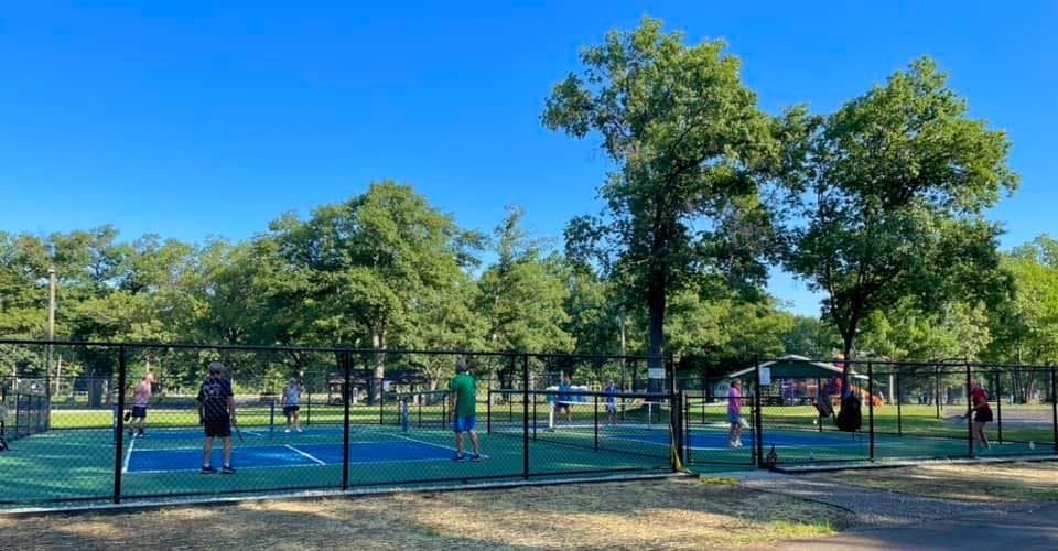 Memorial Park Interlochen pickleball courts