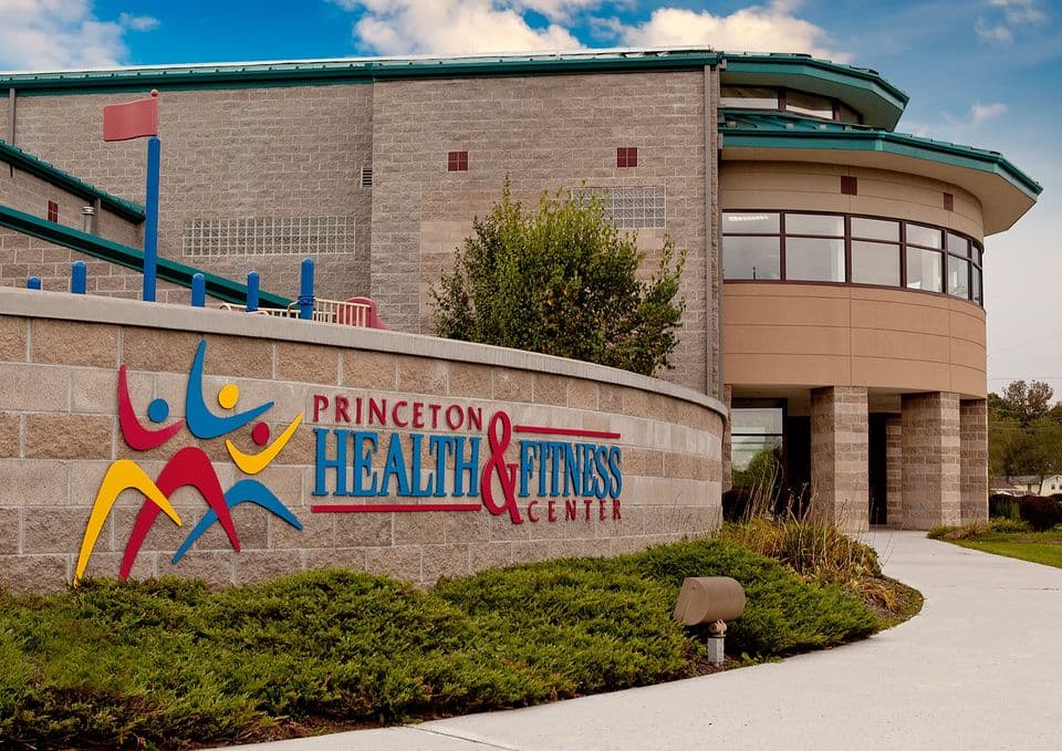 Princeton Health and Fitness pickleball courts