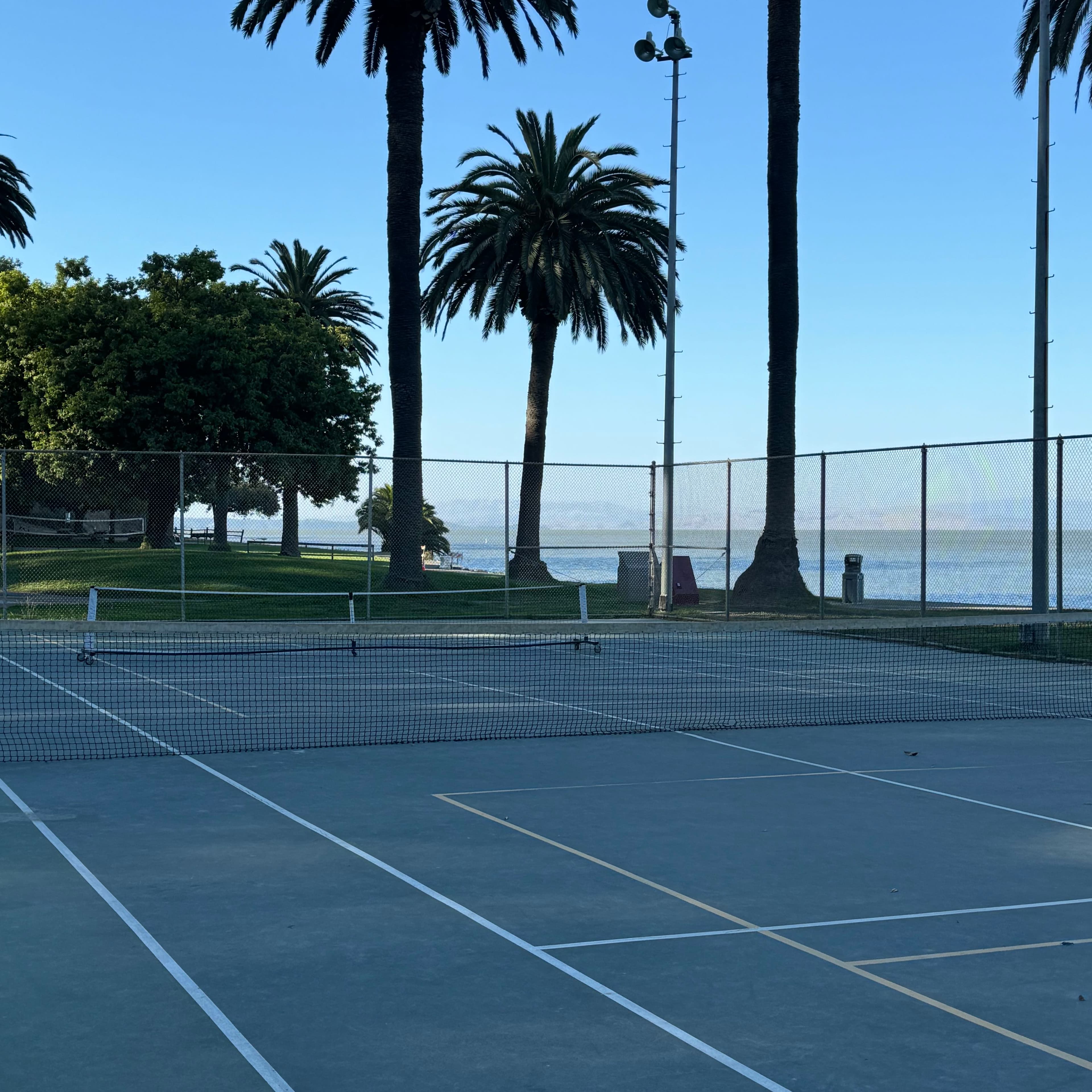 McNears Beach Park pickleball courts