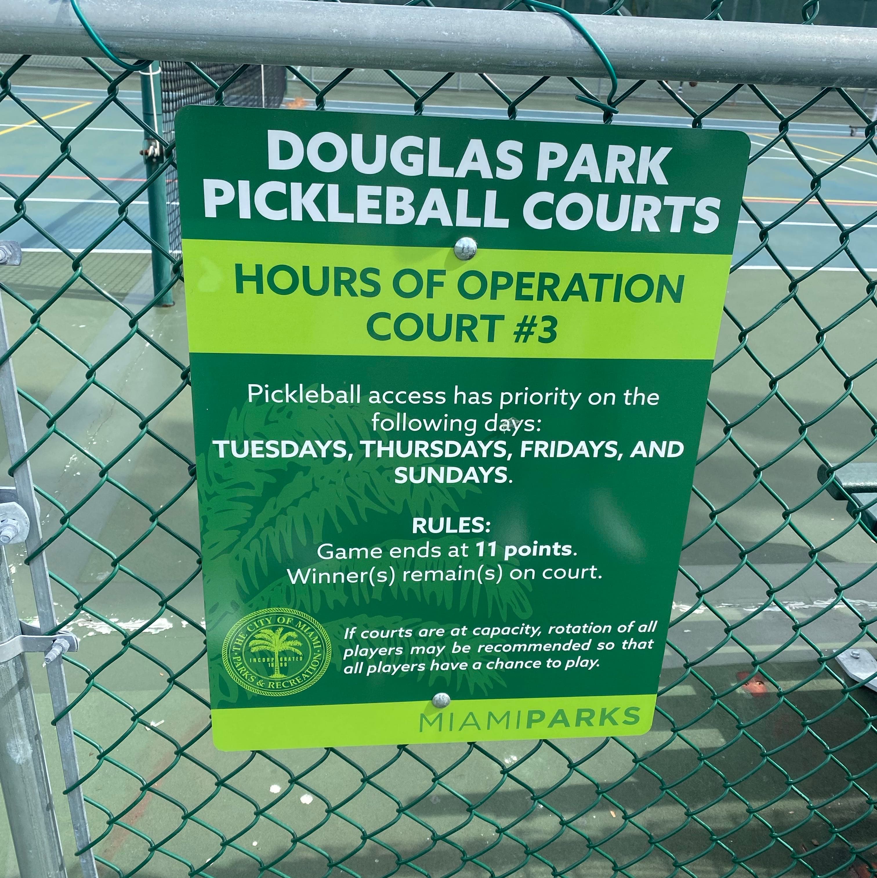 Douglas Park - Miami pickleball courts