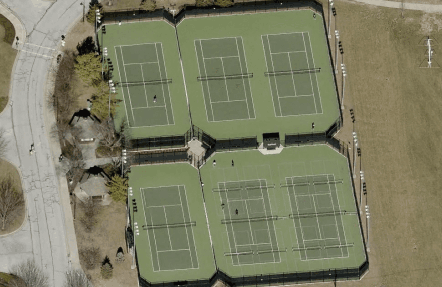 Leawood City Park pickleball courts