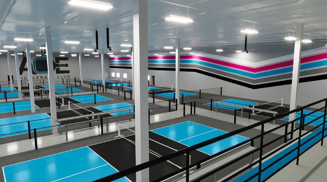 Ace Pickleball Club pickleball courts