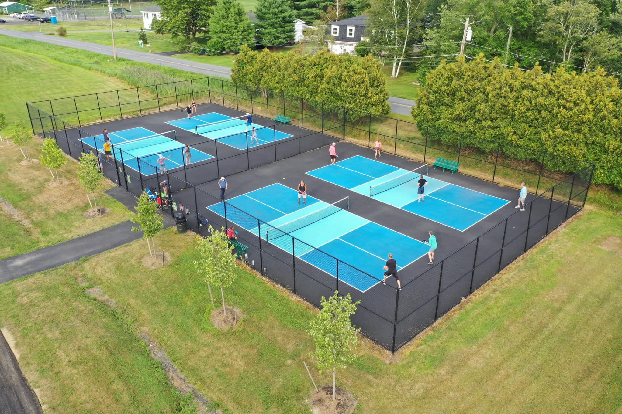 Crawford Town Park pickleball courts