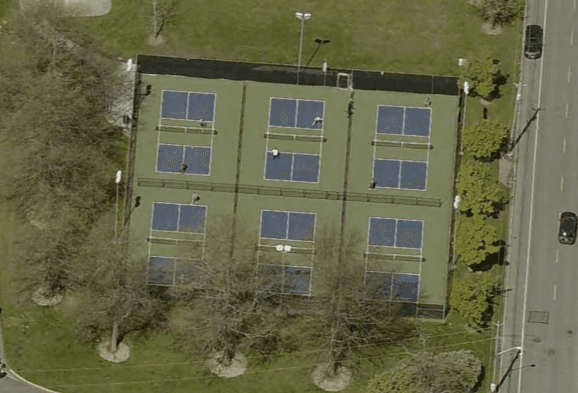 Hillcrest Park pickleball courts