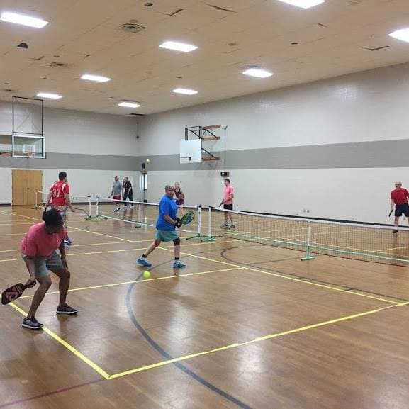 Milam School Gym pickleball courts