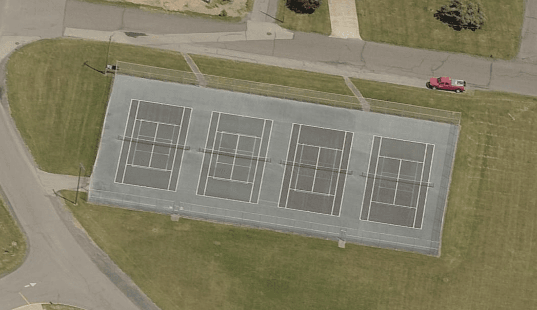 Central Mountain Middle School pickleball courts