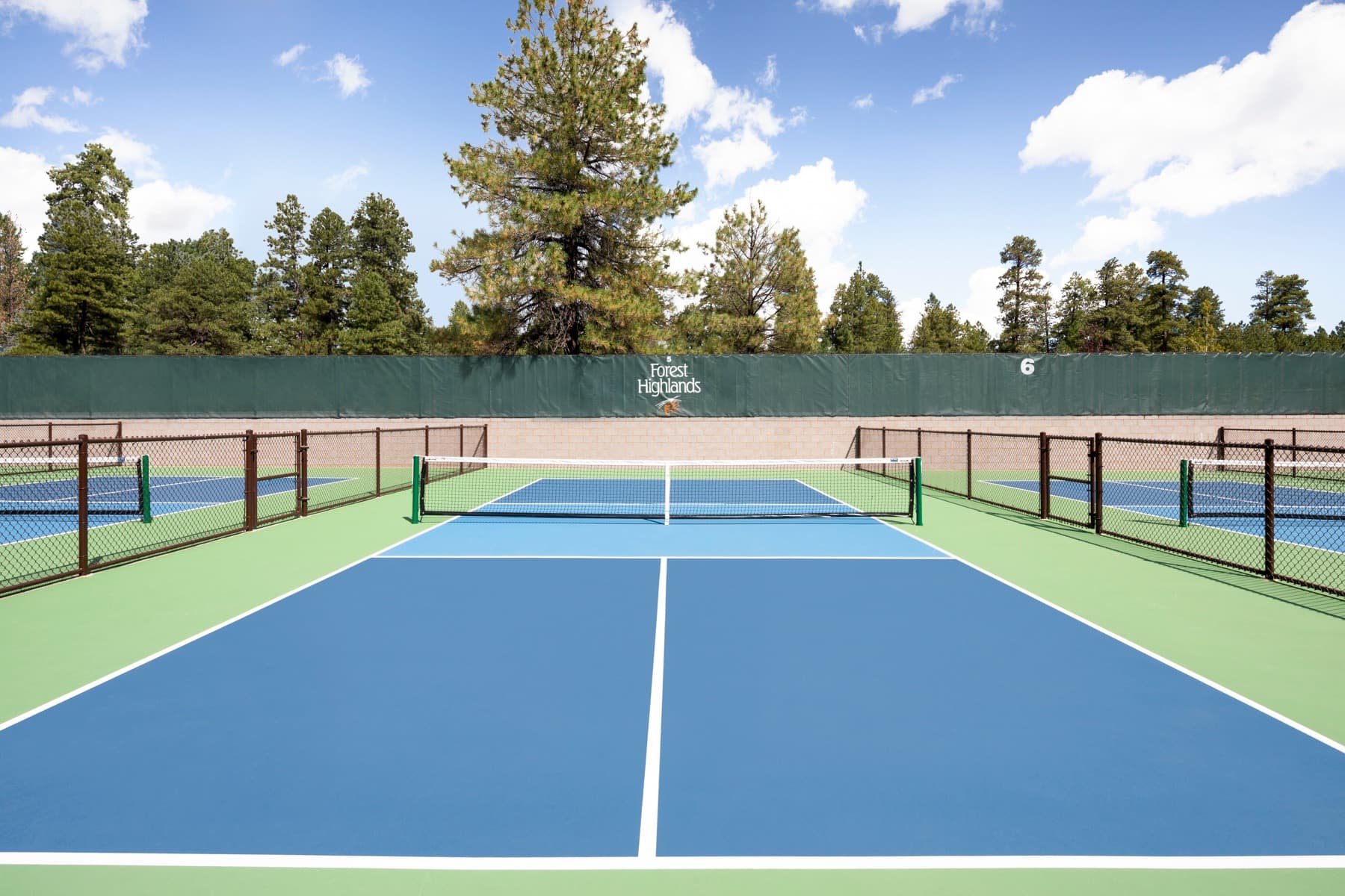 Forest Highlands Golf Club pickleball courts