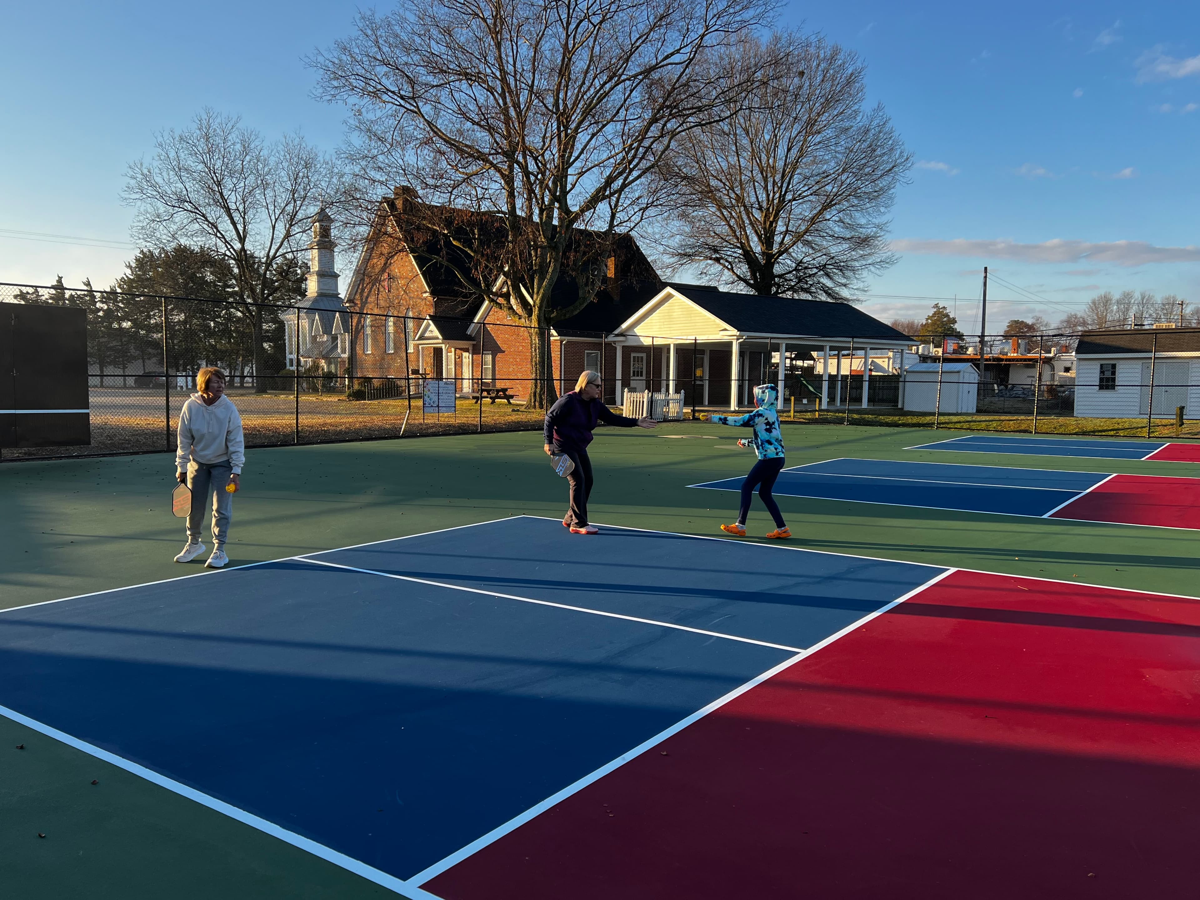 Central Park pickleball courts