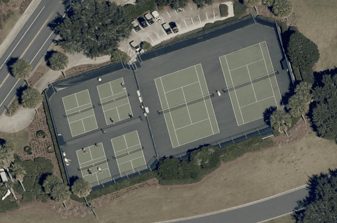 Hibiscus Pool & Recreation Center pickleball courts
