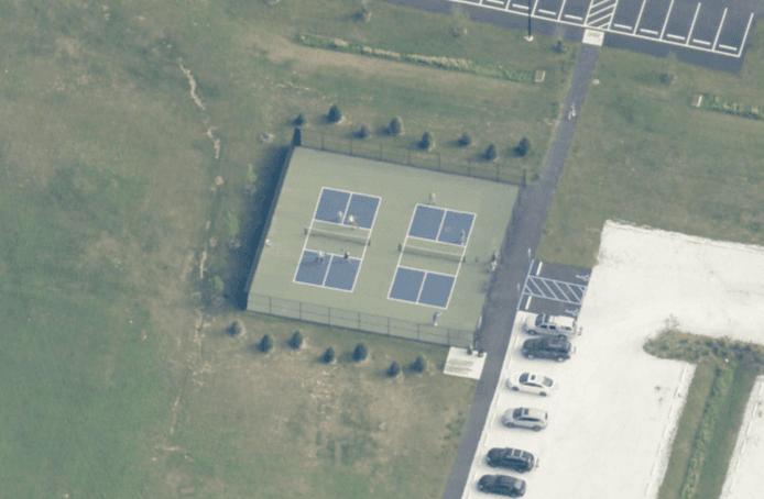 Veteran's Community Park pickleball courts