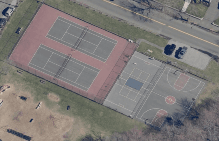 Gowdy Memorial Playground pickleball courts