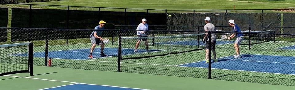 Hiwan Golf Club pickleball courts