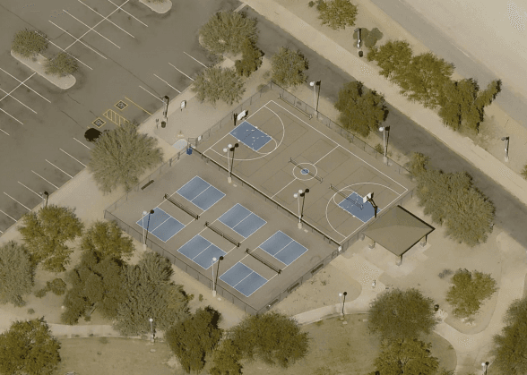 Thompson Peak Park pickleball courts