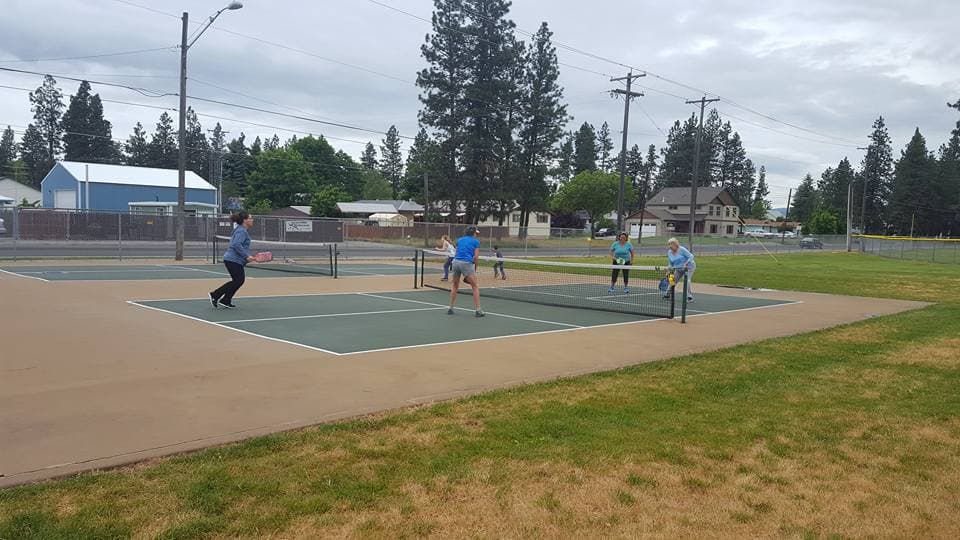 Post Falls City Park pickleball courts