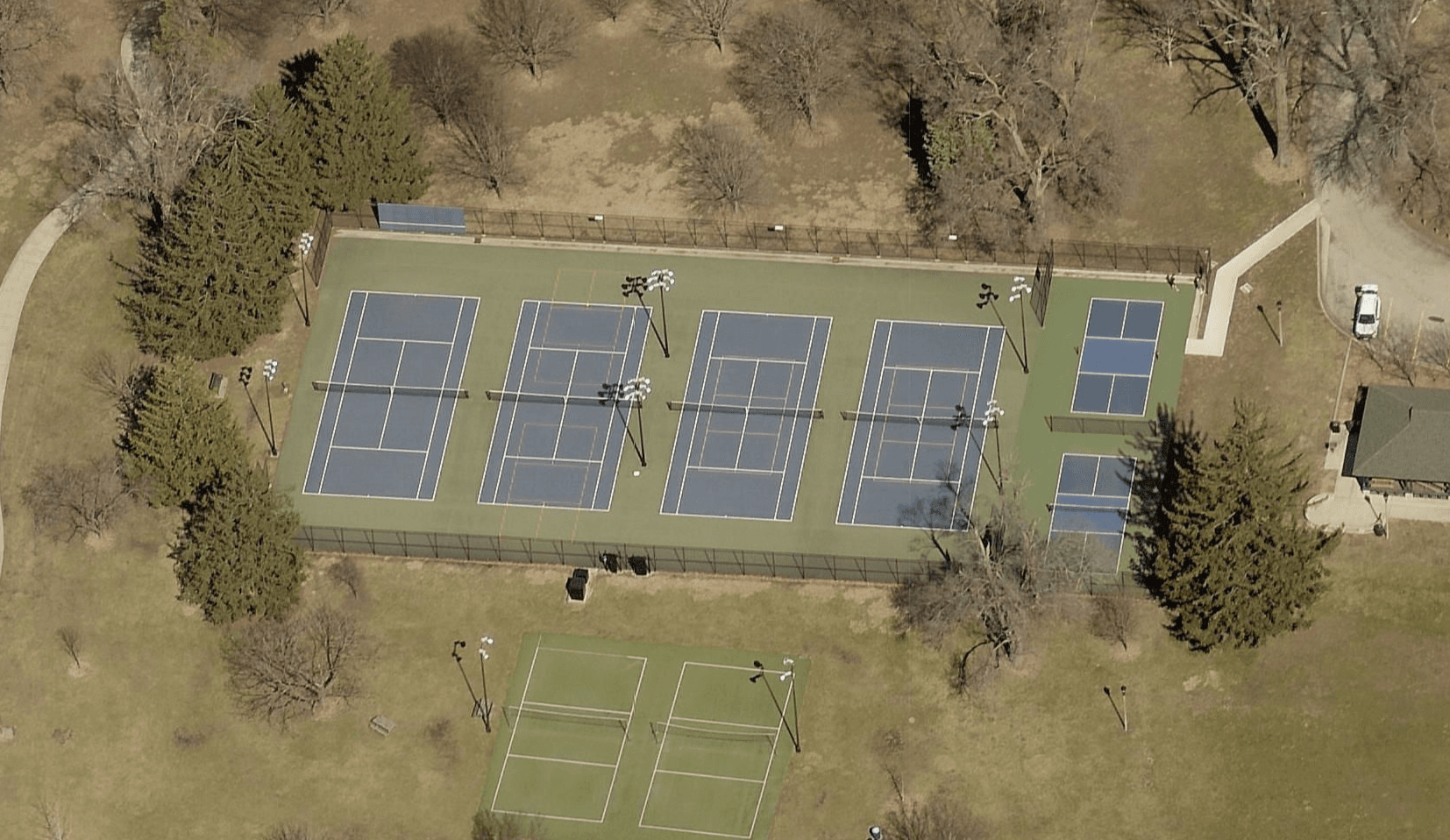 Hessel Park pickleball courts