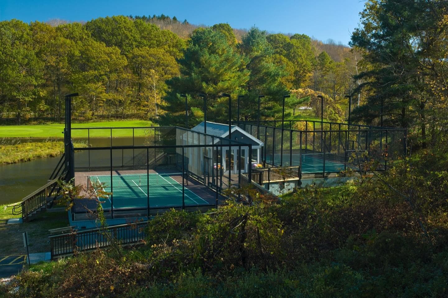 The Redding Country Club pickleball courts