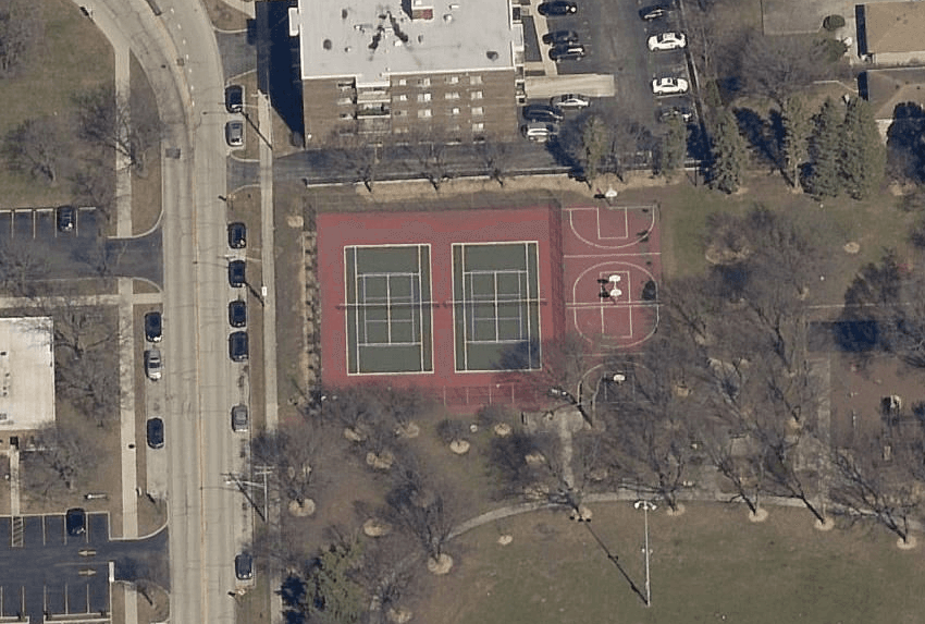 Old Orchard Jr High School pickleball courts