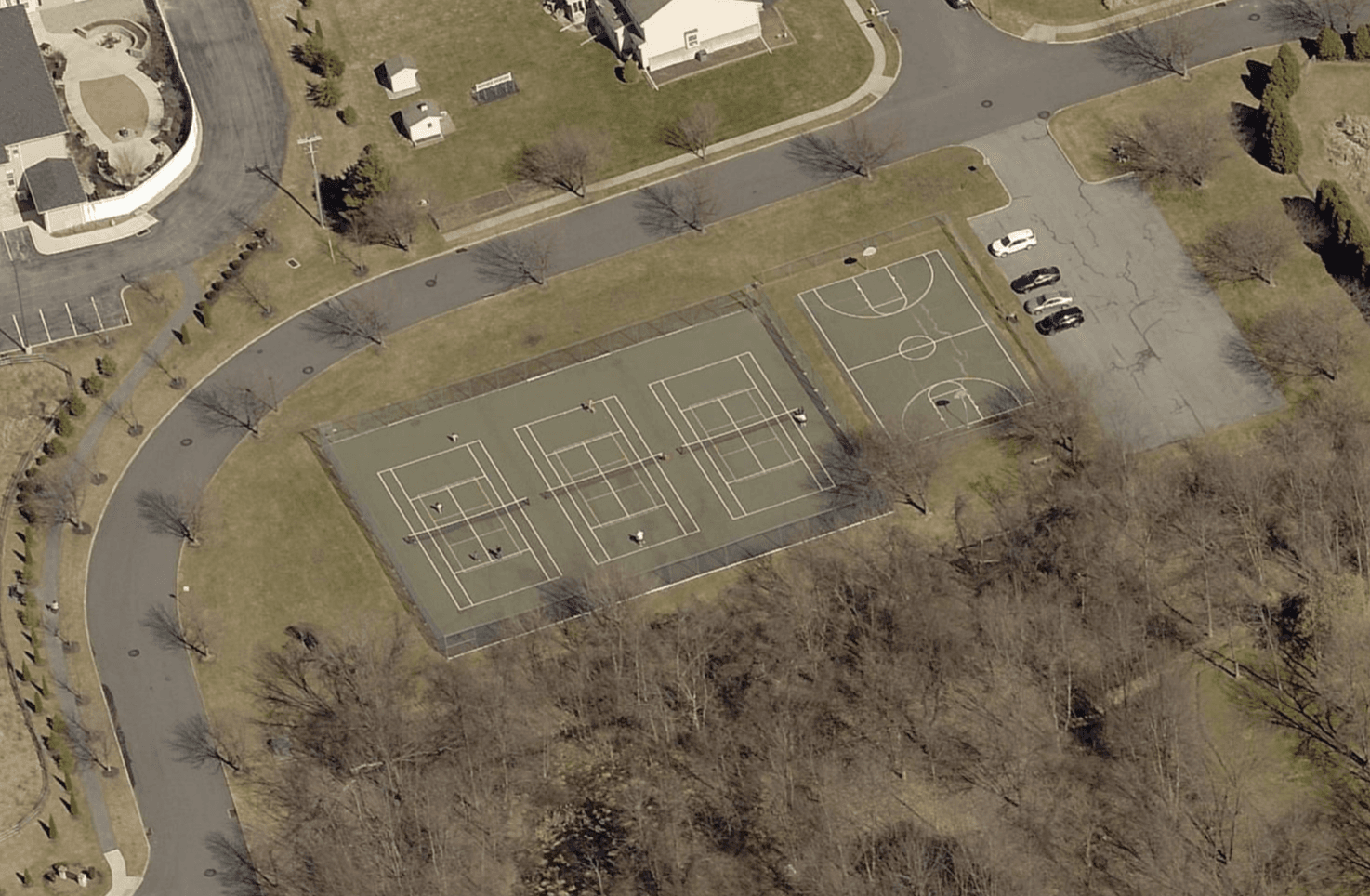 Blue Barn Park pickleball courts