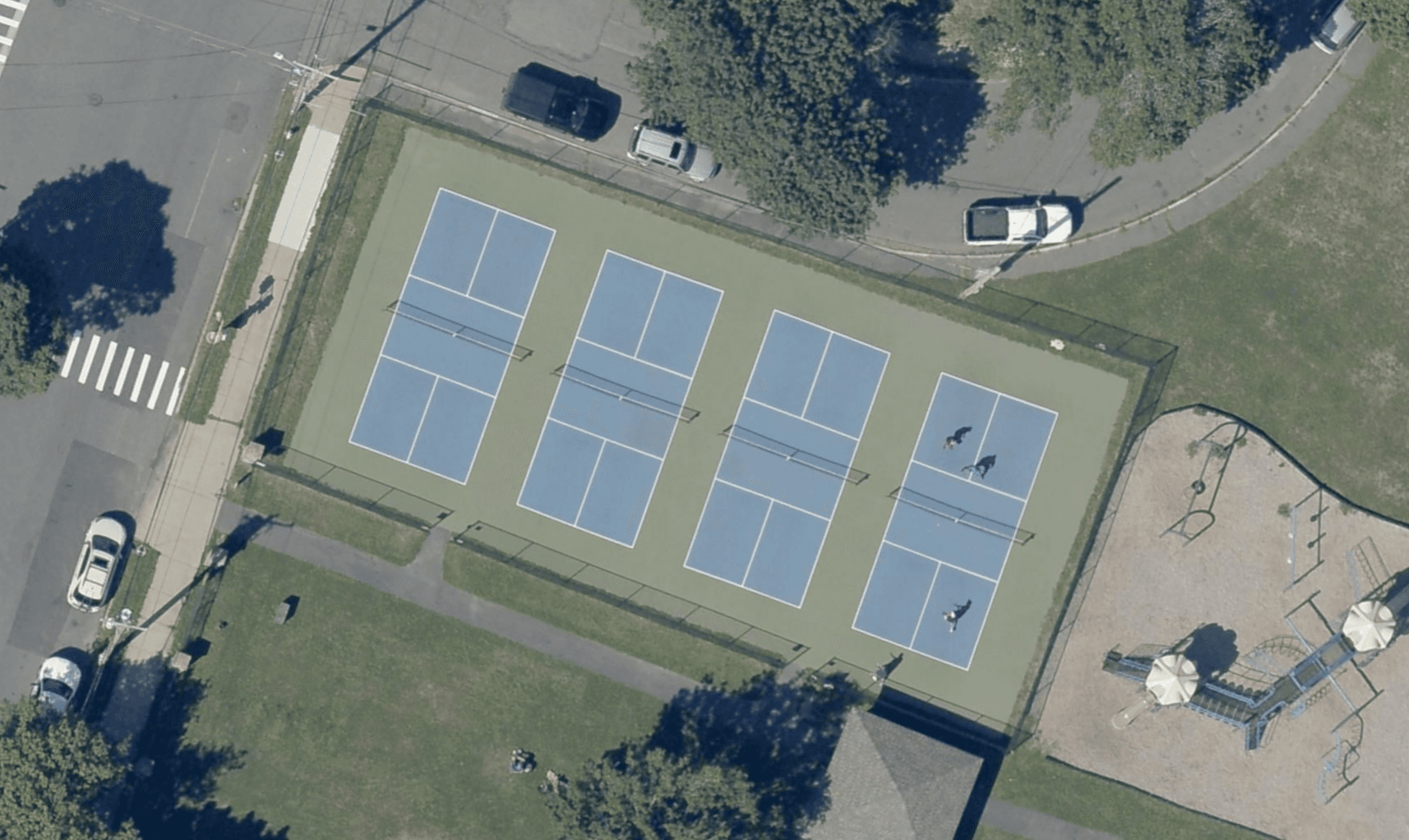 Collins Cove Park pickleball courts