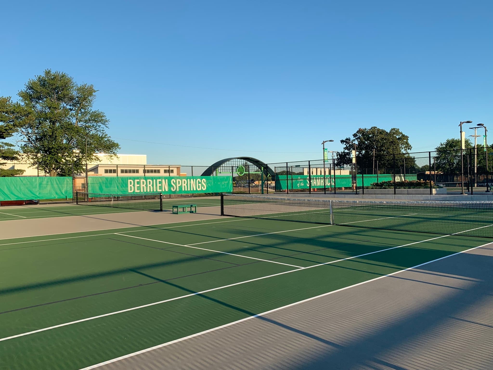 Berrien Springs High School pickleball courts