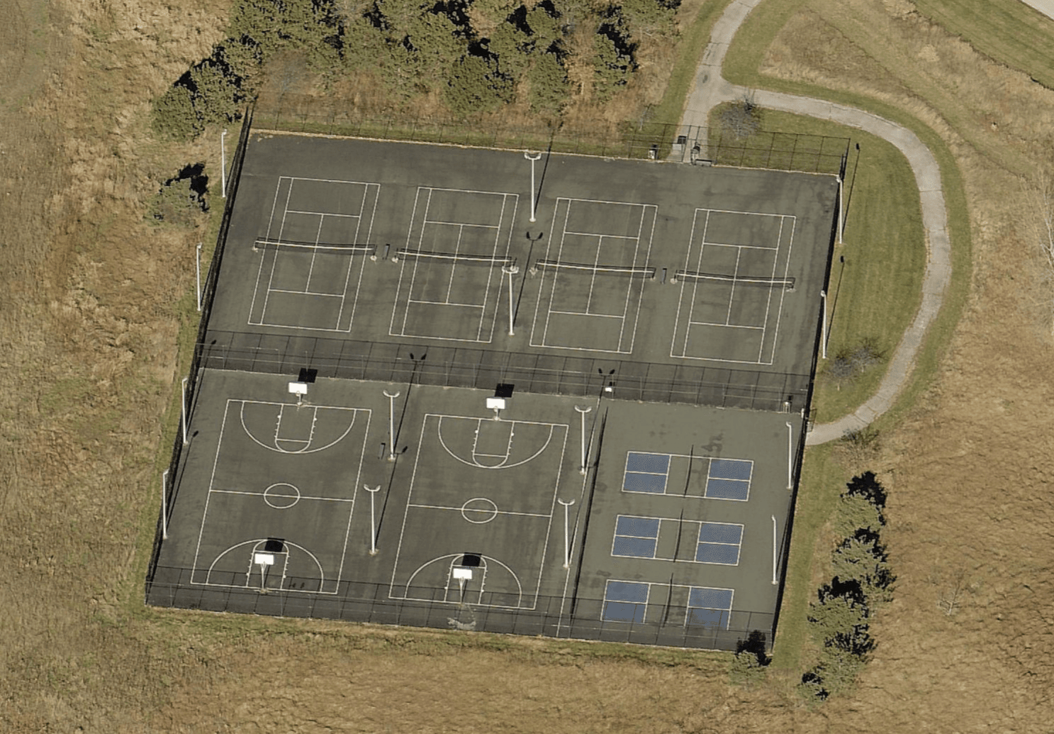 Maumee Bay State Park pickleball courts