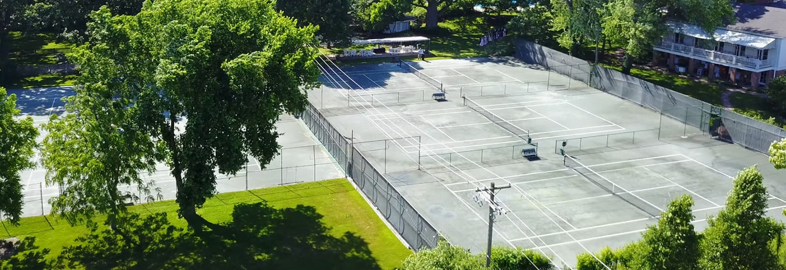 Dunham Woods Riding Club pickleball courts