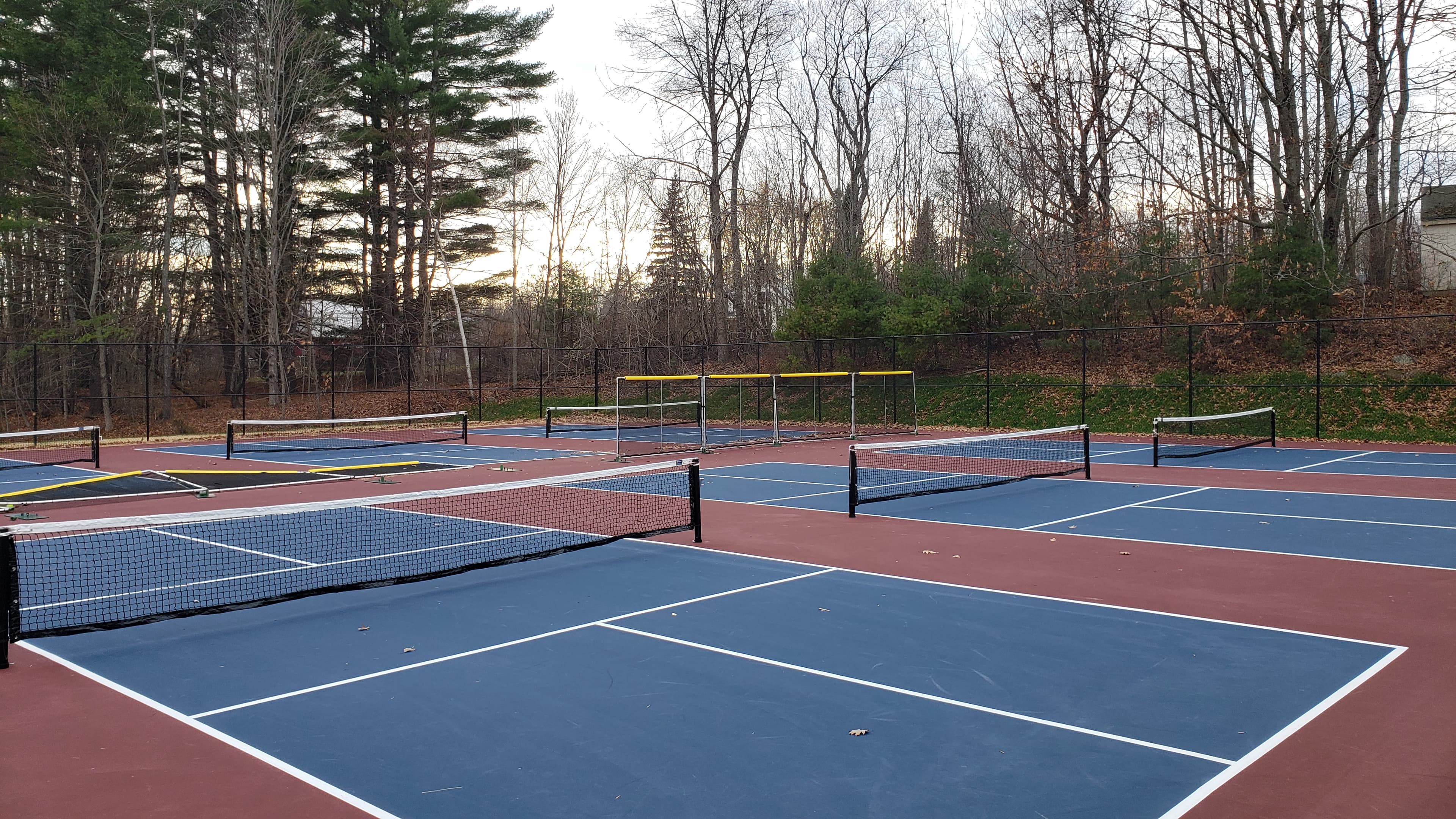 Courts at Messalonskee pickleball courts
