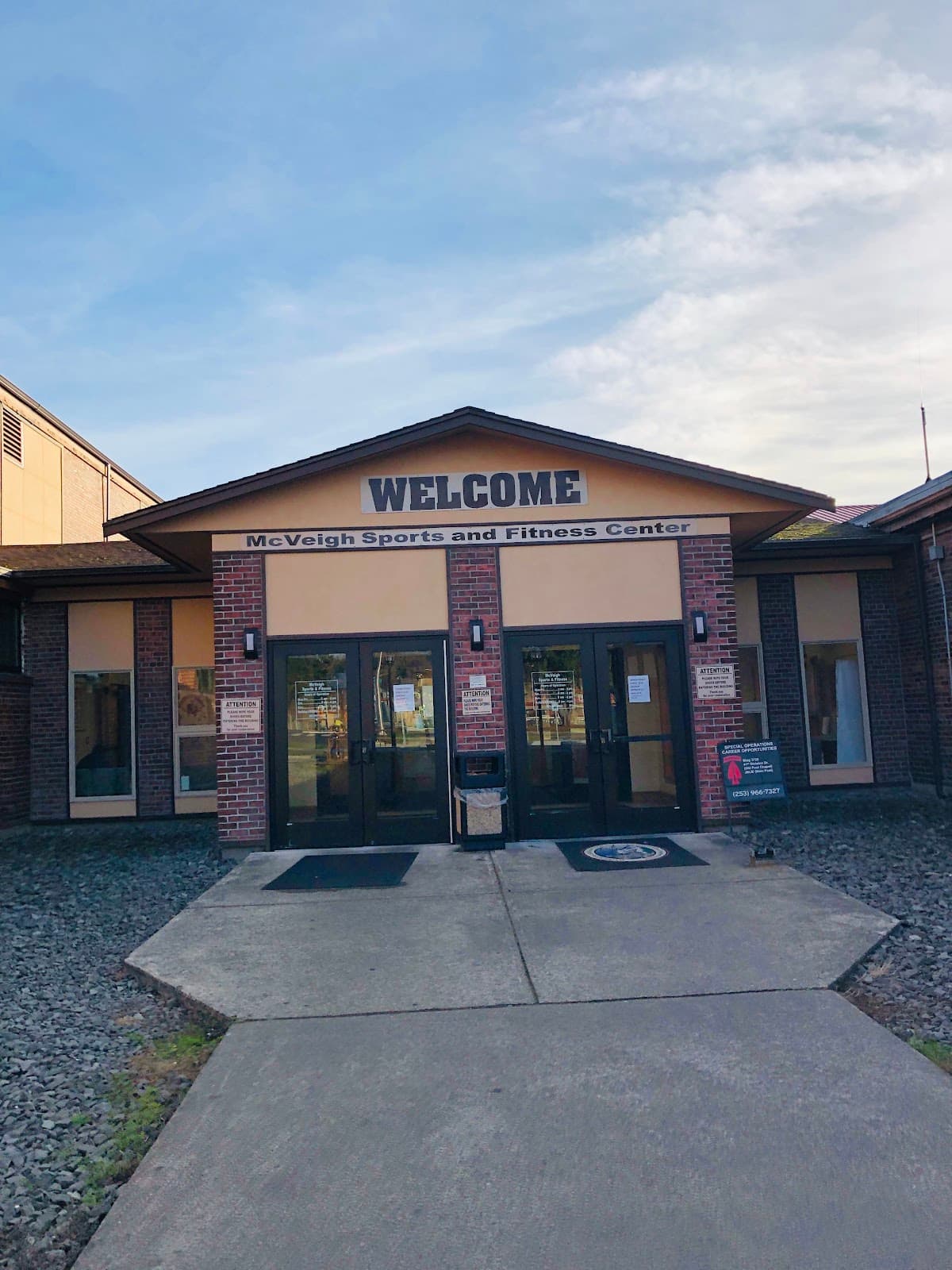 JBLM McVeigh Fitness Center pickleball courts