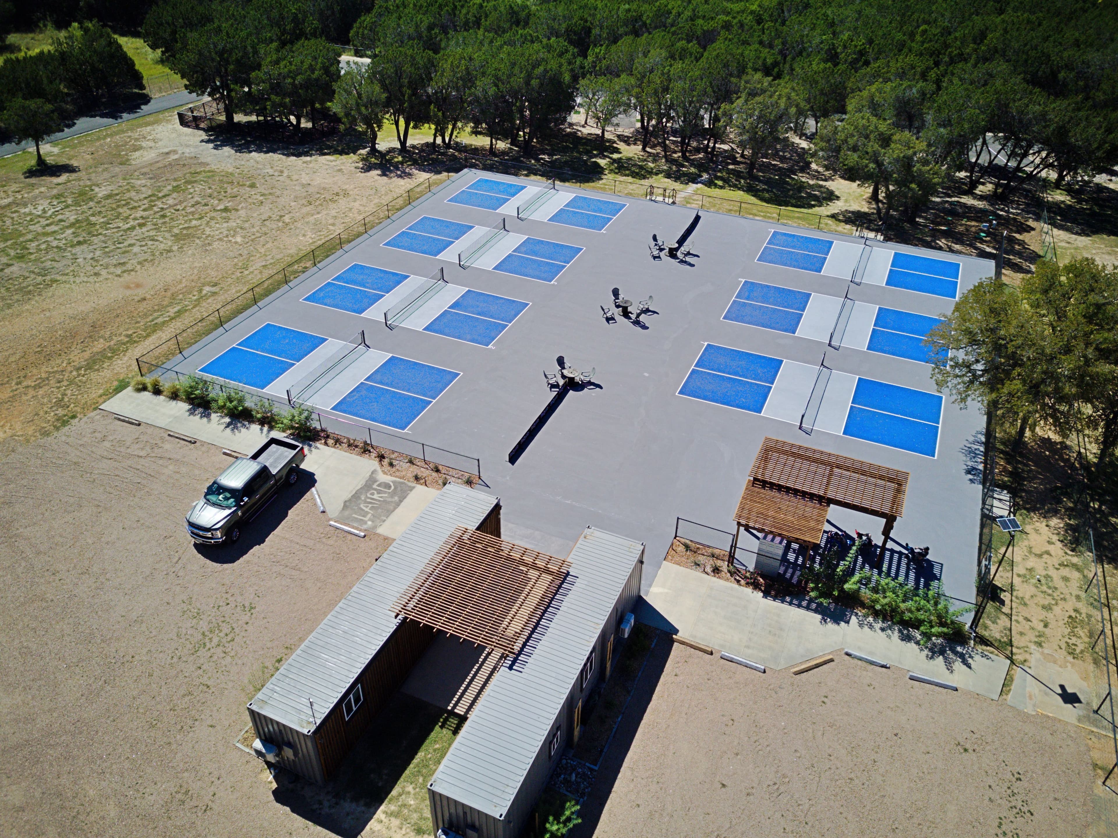 Lairds Hideaway pickleball courts