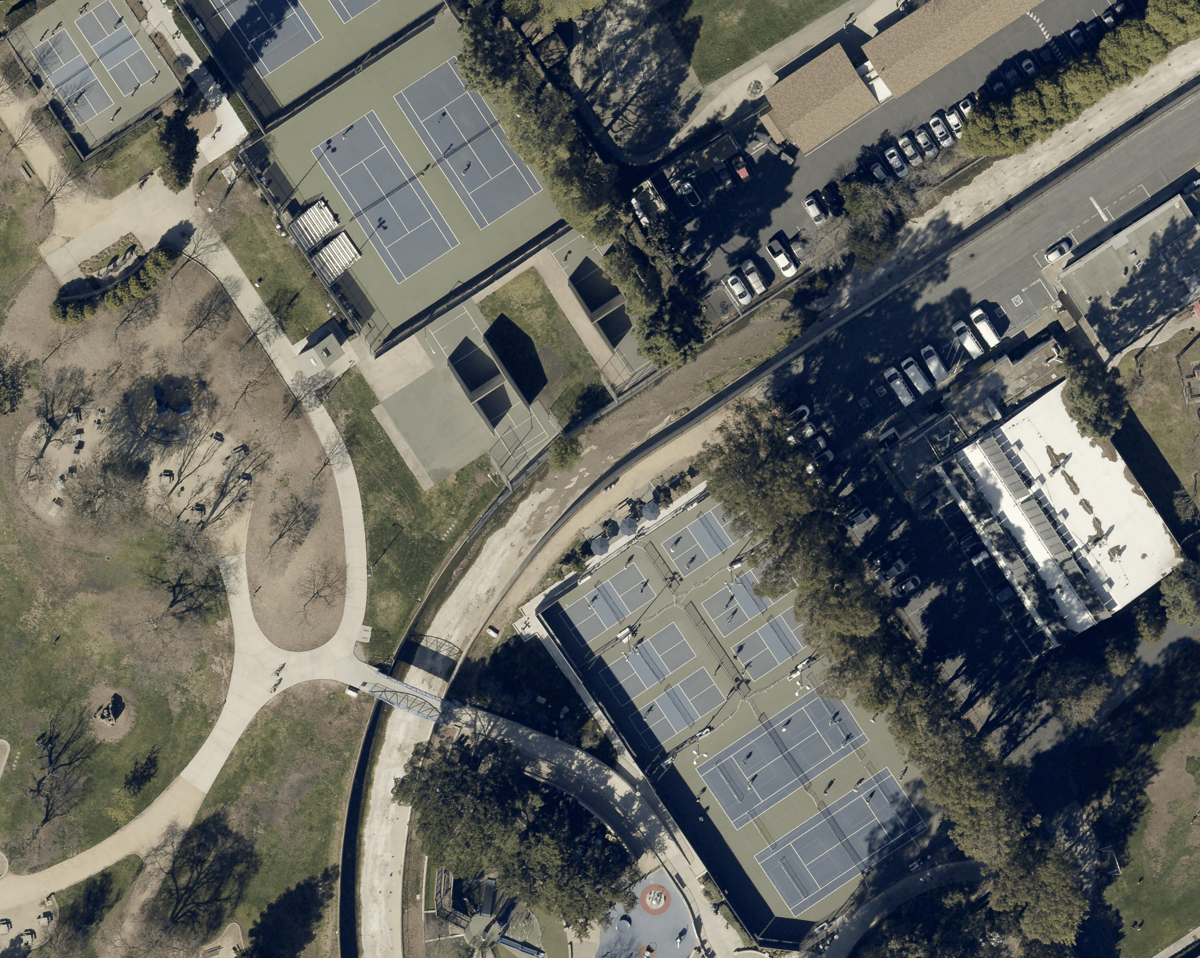 Mitchell Park pickleball courts